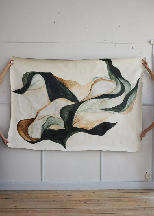 Embracing Big-Sized Art in Scandinavian-Inspired Home Design