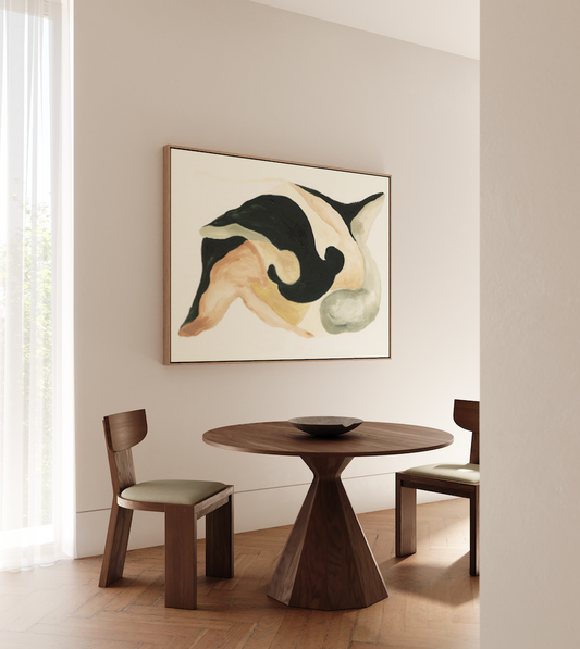 Bloom  |  canvas print with oak frame |