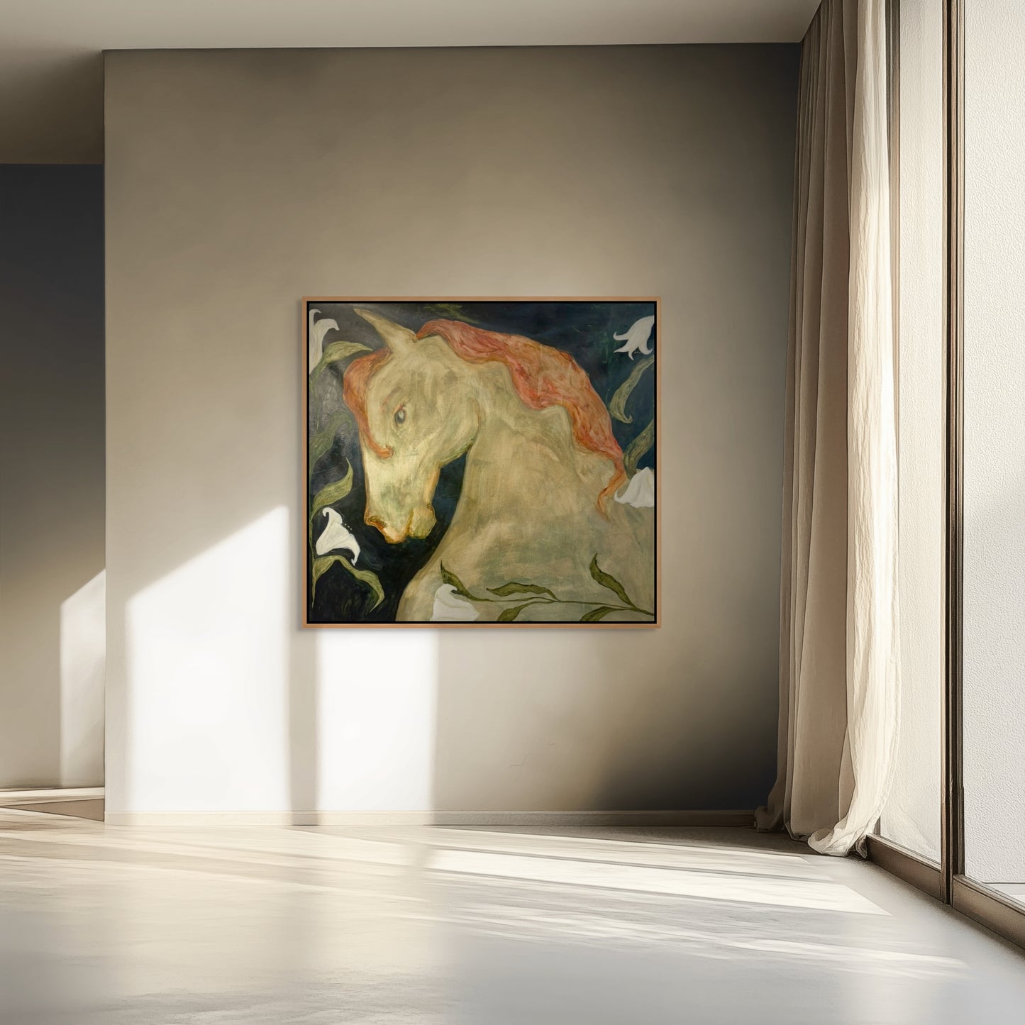 Forest pony Canvas print